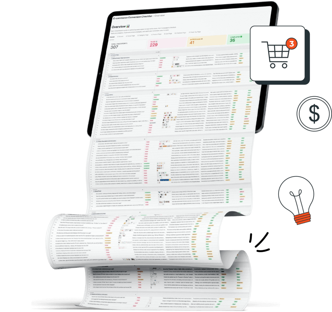 E-commerce Conversion Checklist